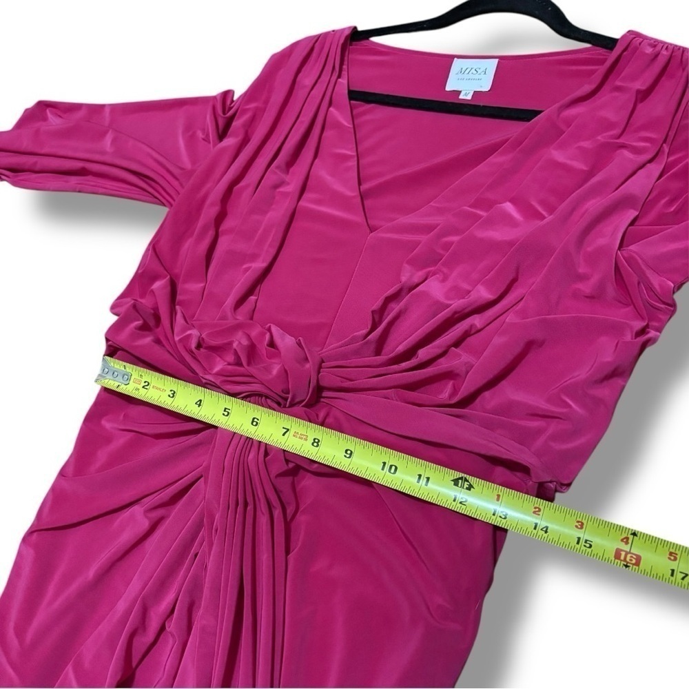 NWOT MISA Pink Mini Teget Mini Dress - Size Medium - Picture 7 of 13